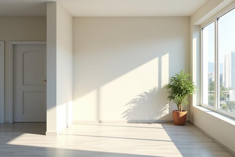 Apartamento con pintura estratégica para mejorar iluminación